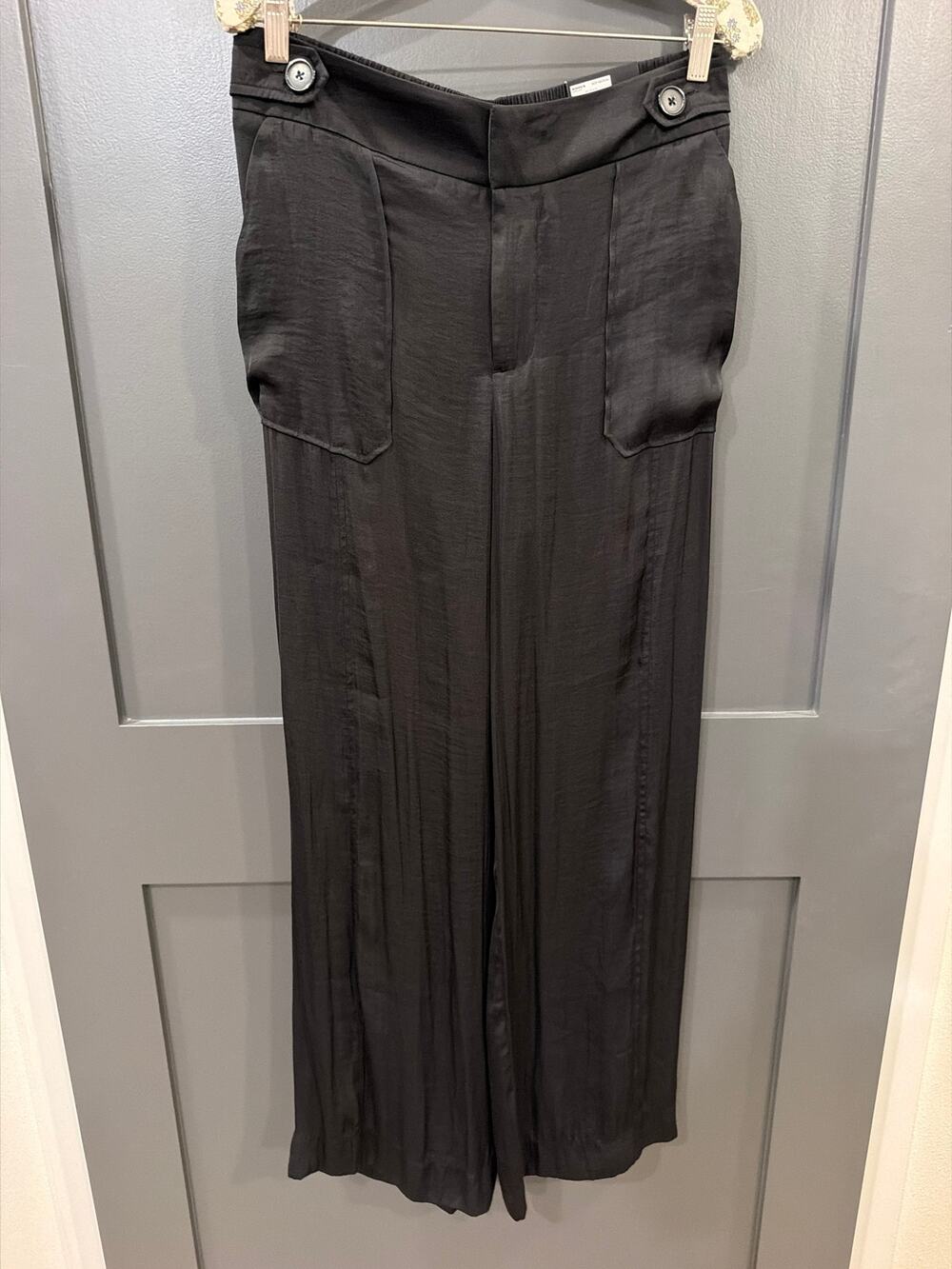 Simply Vera Vera Wang satin wide-leg trousers